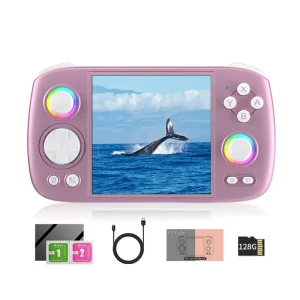 RG-Cube Retro Gaming Handheld | 4700+ Games | Android 13 | WIFI & Bluetooth